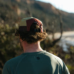 Brown Running Cap M-Series on Model