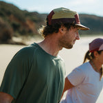 Brown Running Cap M-Series on Model