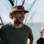 Brown Running Cap M-Series on Model
