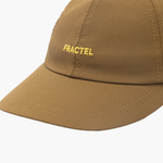 Close-up of FRACTEL logo on CP-COSMOS Running Cap