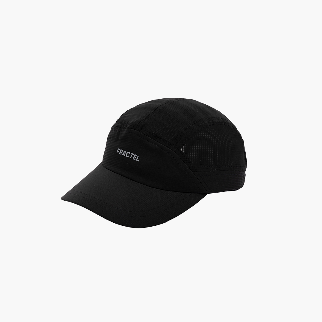 Black Running Cap E-Series Front