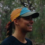Runner wearing the Fractel E-ORBIT Running Cap