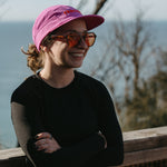 Purple Running Cap M-Series on Model