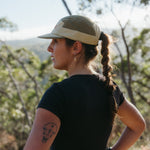 Brown Running Cap M-Series on Model