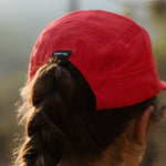 Red Running Cap M-Series on Model