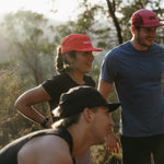 Red Running Cap M-Series on Model