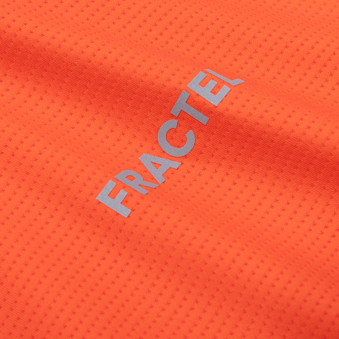 Fractel Ember Men's Running Singlet, logo detail
