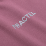 Close-up of FRACTEL logo on Men's S-AURA Running Shirt