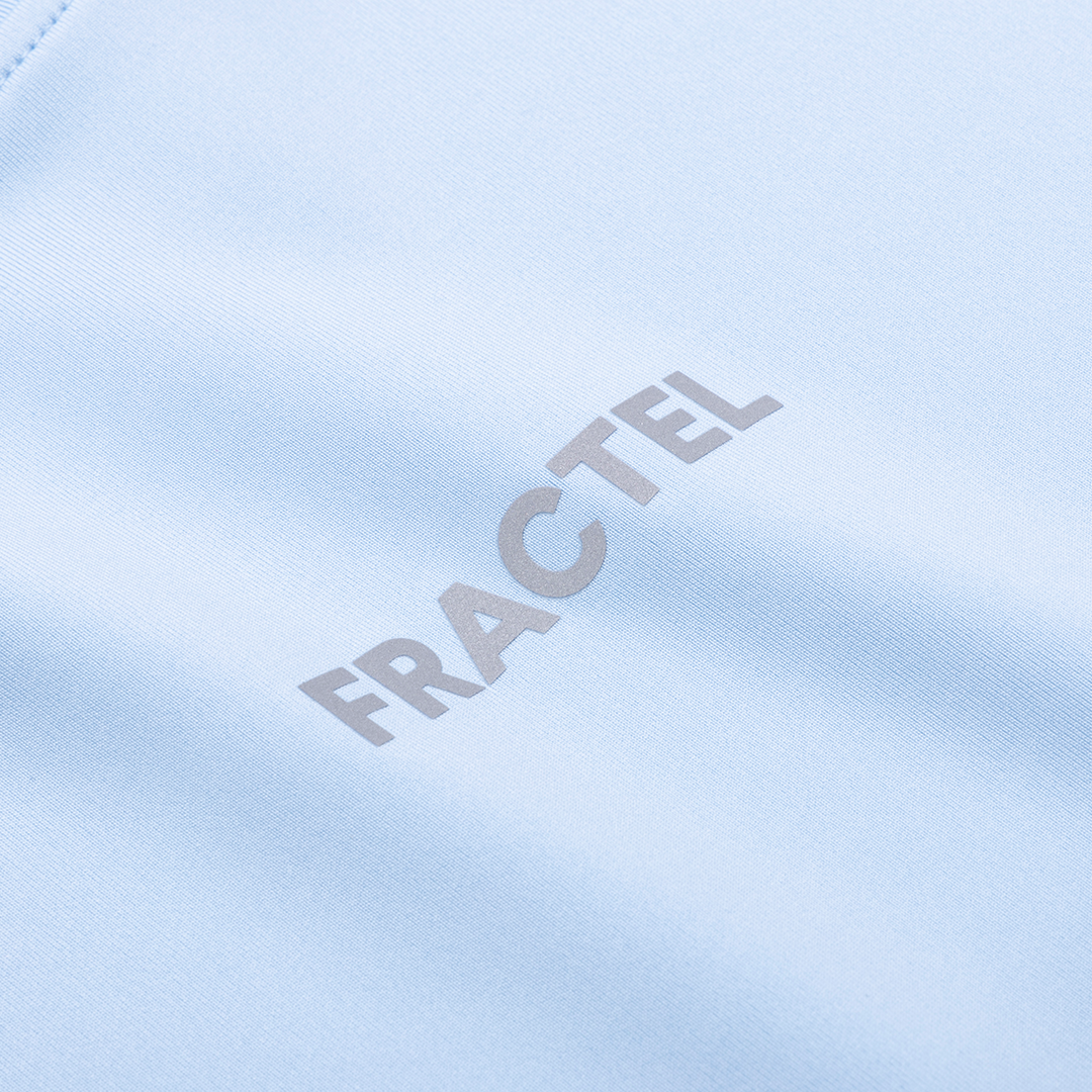 Fractel logo detail on Coastline Men's Running Shirt