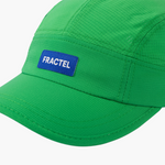 Close-up of R-GREEN BEE Cap front detail