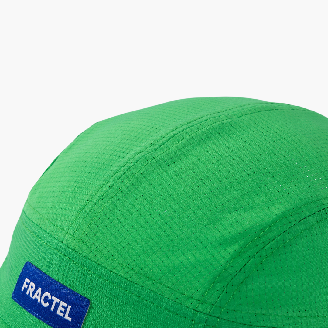 Close-up of R-GREEN BEE Cap crown